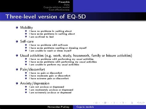 Two Way Mapping Of Eq 5d 3l And Eq 5d 5l A Copula Based Method With