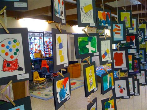 Kids Art Market Art Show At Sutterville Preschool