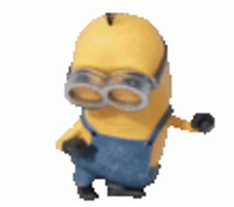 A Minion With Glasses And Overalls Is Shown In This Pixellated Image From The Movie Despicable Me