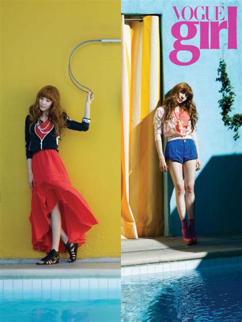 Snsd Girlsgeneration Tiffany Vogue Girl Magazine April Issue Pictures