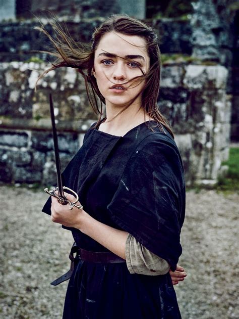 Arya Stark Game Of Thrones Season 6 Juego De Tronos Maisie