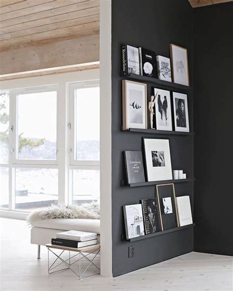 28 Ideas To Create A Photo Gallery Wall On Ledges Shelterness