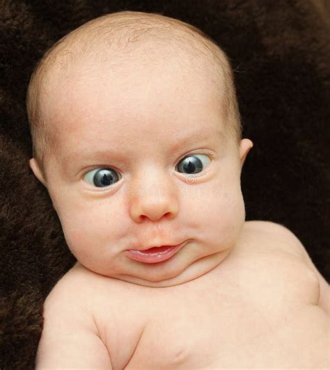 Funny Face Baby Stock Photo Image Of Silly Baby Eyes 27701492