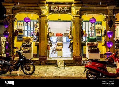 Leather Shop Hoi An Vietnam Stock Photo Alamy