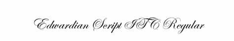 If the font file is in order and the system has not yet installed the same one, the fonts program will open, in install edwardian script font. FontsMarket.com - Download Edwardian Script ITC Regular ...