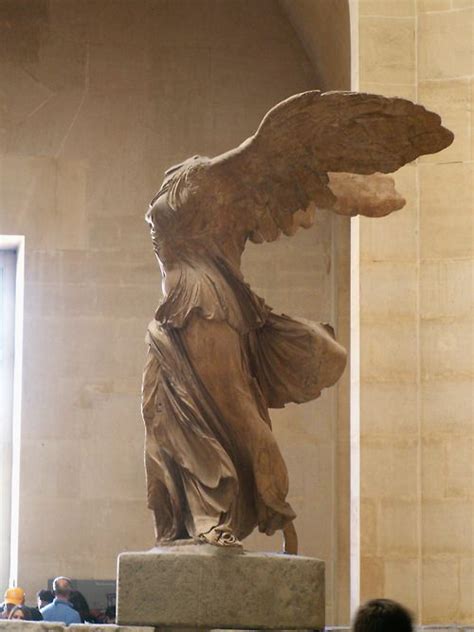 Ancient Greek Sculpture Winged Victory Of Samothrace 2nd Century Bc