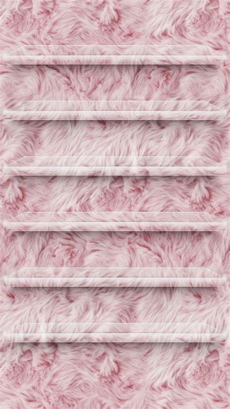 Fuzzy Pink Home Screen Iphone Homescreen Wallpaper Cute Home Screen