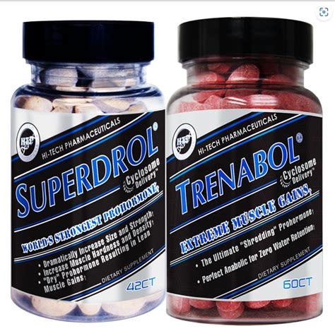 Hi Tech Pharmaceuticals Trenabol Superdrol 1 Testosterone Stack