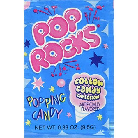 Pop Rocks Popping Candy Cotton Candy 24 Count