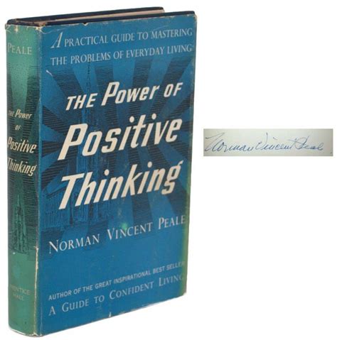 Power Of Positive Thinking Norman Vincent Peale First Edition Signed
