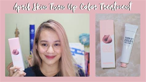 I would also go for the purple. April Skin Turn Up Color Treatment Demo and First ...