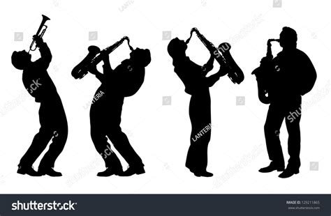 silhouette of jazz musician #Ad , #AD, #silhouette#jazz#musician ...