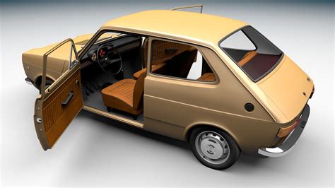 Fiat 127 3d Model Turbosquid 1418362