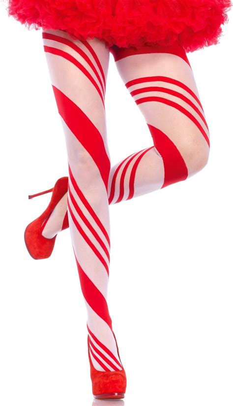 Candy Stripes Kerst Panty Carnavalskleding Nl