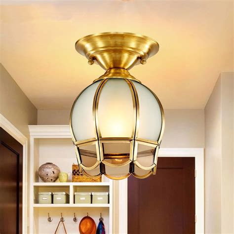 Lights And Lighting Copper Aisle Lamp Modern Light Luxury Corridor Porch
