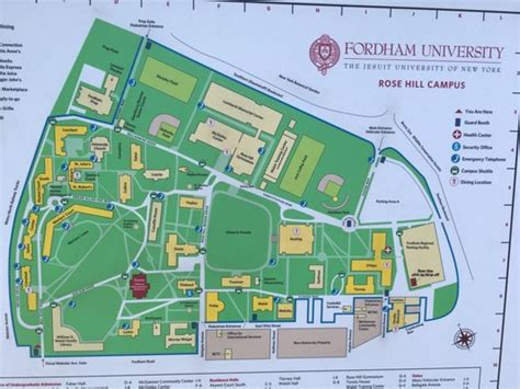 Fordham Rose Hill Campus Map Map