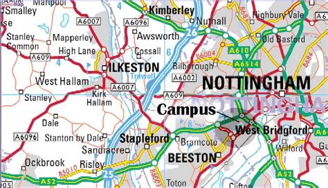 Maps Of Nottingham