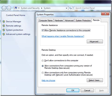How To Enable Remote Desktop As Host In Windows 7 And Vista Next Of