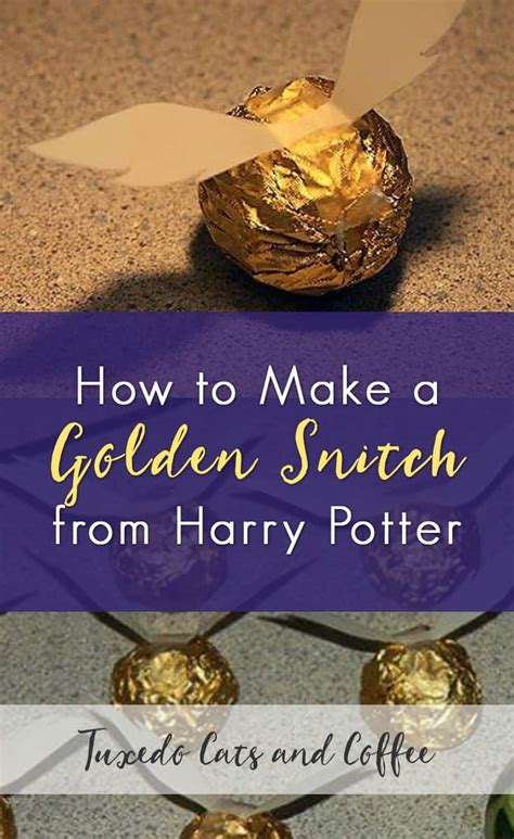 Maybe you would like to learn more about one of these? How to Make a Golden Snitch from Harry Potter - Tuxedo ...