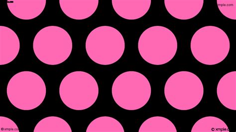 Wallpaper Pink Hexagon Black Polka Dots Ff B Diagonal