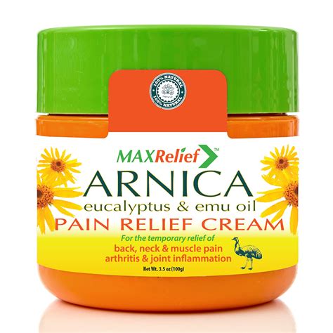 Maxrelief Arnica Montana Pain Cream For Sufferers Of Knee Joint
