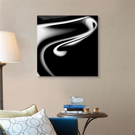 Abstract Image In Black And White Canvas Wall Art Print Home Decor Ebay