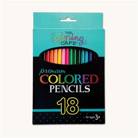 18 Premium Colored Pencils Cq Bookstore