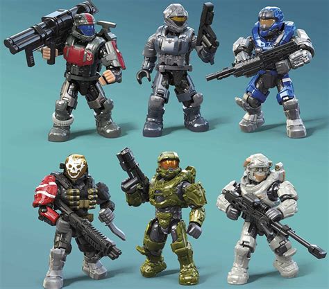 Mega Construx Halo 20th Anniversary Character Pack 352 Piece Buildi