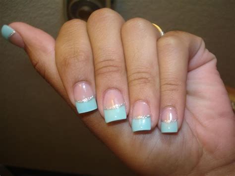Pastel French Tip Finger Nail Art Nails French Tip Toes