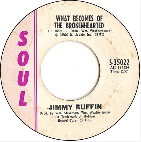 jimmy ruffin what becomes of the broken hearted 1966 terre haute pressing vinyl discogs