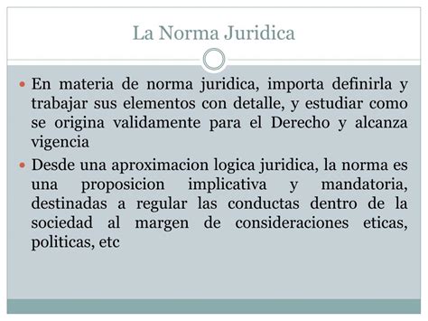 Ppt Las Normas Juridicas Powerpoint Presentation Free Download Id