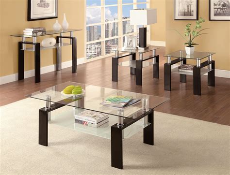 Made of veneers, wood, engineered wood and metal. Coffee Table Set CO 287 | Contemporary