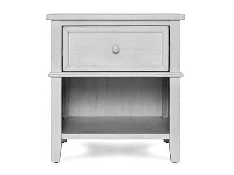 This nightstand has a generous scale that is crafted from solid wood and finish with laminated veneers that offers durable to work effortlessly throughout the years. UNIVERSAL Nightstand | Evolur