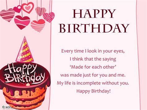 Birthday card idea is given in. Birthday Wishes for Boyfriend :: Romantic Birthday Wishes for Him - Latest Collection of Happy ...