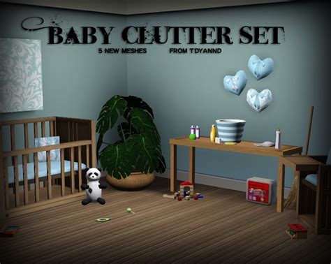 The Sims Resource Baby Clutter Set