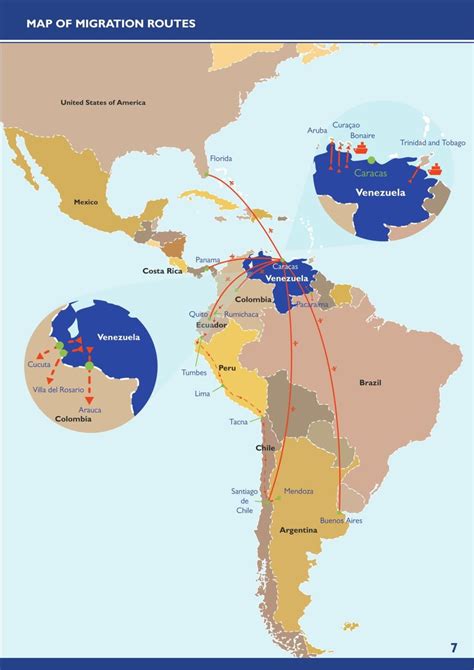Routes Of Contemporary Venezuelan Migration Download Scientific Diagram