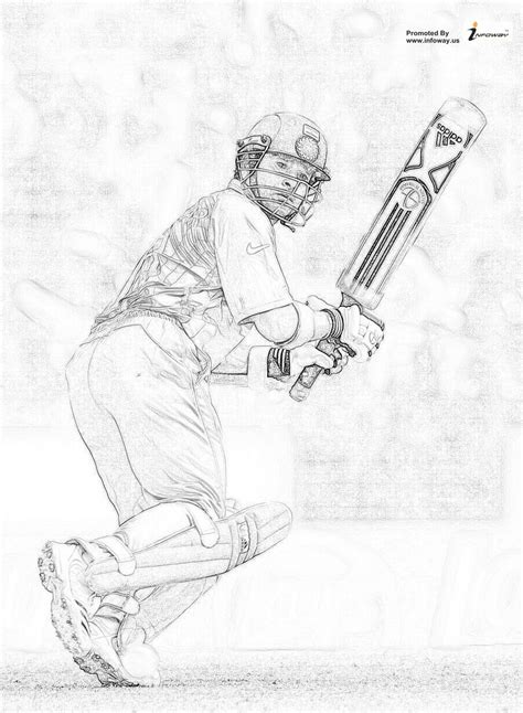 Cricket Bat Sketch Drawing Sketch Drawing Idea