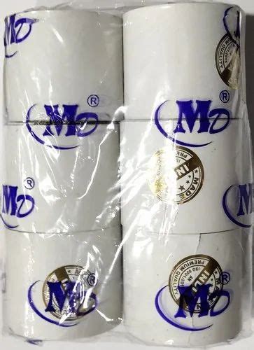 MD White Paper Roll 57mm X 60 Mtr Plain 48 GSM Thermal At Rs 33 Roll In