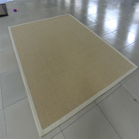 China Natural Sisal Wall To Wall Latex Backing Sisal Carpet And Rugs