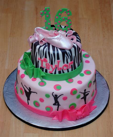 Dancers Sweet 16 — Birthday Cakes Cake Sweet 16 Birthday Cake