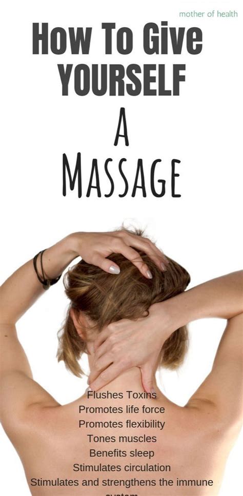 How To Give Yourself A Massage In 2020 Self Massage How To Massage Yourself Massage Therapy