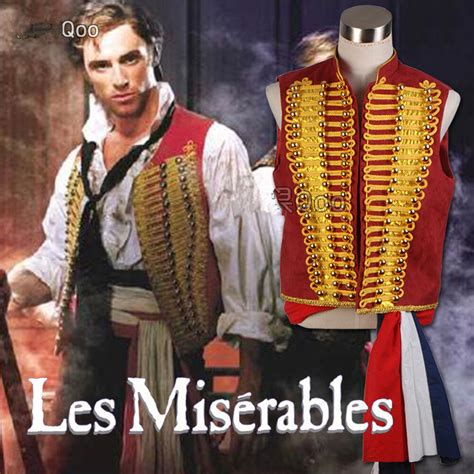 Musical Les Miserables Enjolras Vest Sash Set Costume Cosplay Halloween