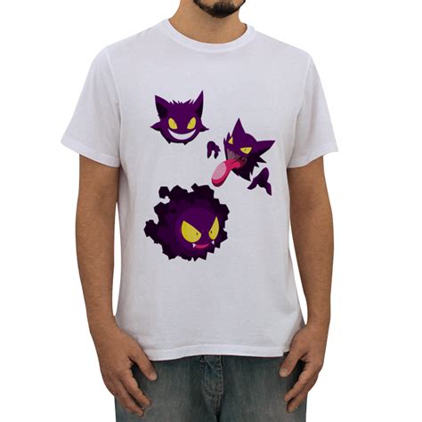 Camiseta Gastly Haunter Gengar Pokemon De Murilo Reygrid Colab55