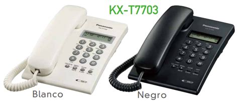 Kx T7703 Teléfono Panasonic Con Identificador De Llamadas Y Pantalla