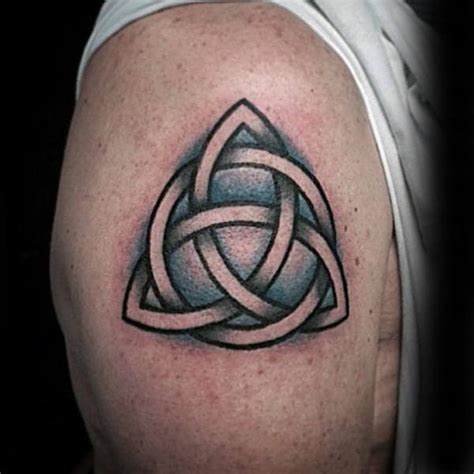 Trinity Celtic Knot Mens Small Upper Arm Tattoo Ideas Next Luxury