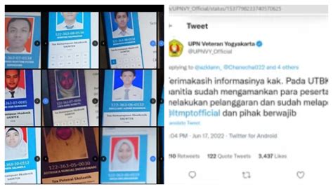 Viral Soal UTBK 2022 Bocor Di Twitter UPN Veteran Yogyakarta Diduga