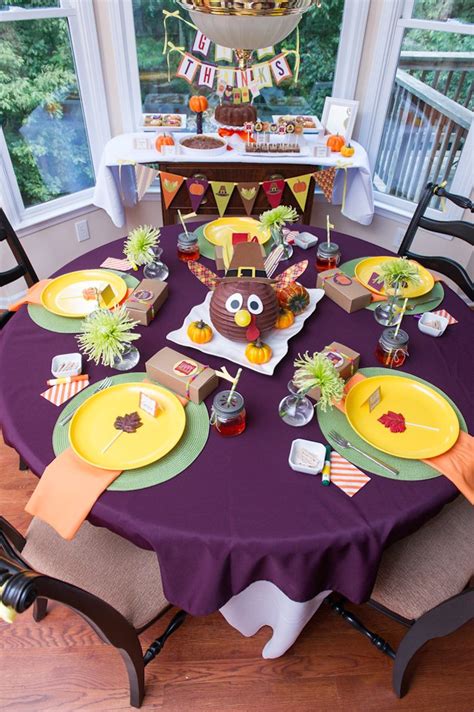 Karas Party Ideas Colorful Thanksgiving Party For Kids