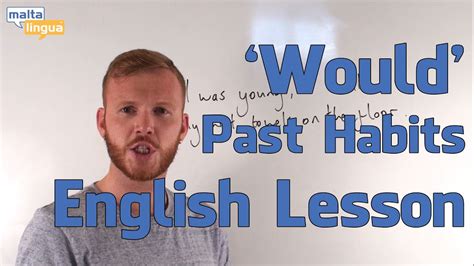 Would Past Habits English Grammar Lesson Upper Intermediate Youtube