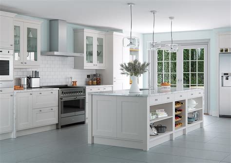 Grey Shaker Style Contemporary Kitchen Og Kitchens