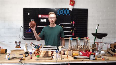 Sprice Machines Creates Complex Rube Goldberg Machine To Shoot Ball